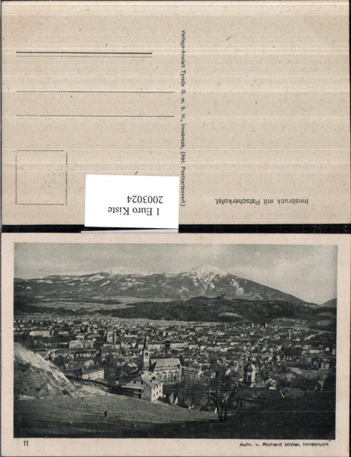2003024,Innsbruck Totale m. Patscherkofel