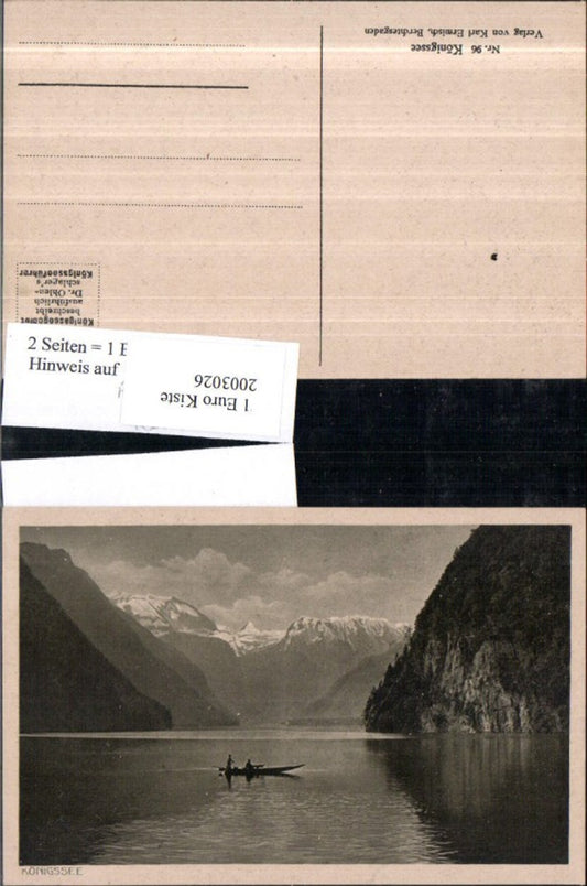 2003026,Königssee See b. Berchtesgaden Bergkulisse