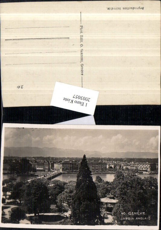 2003057,Geneve Genf Jardin Anglais Park Garten