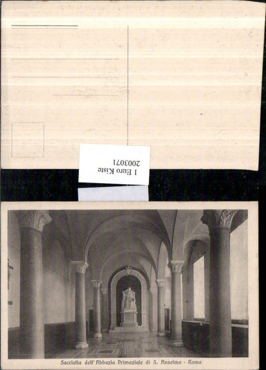 2003071,Roma Rom Sacristia dell'Abbazia Primaziale di San Anselmo Gang Arkaden