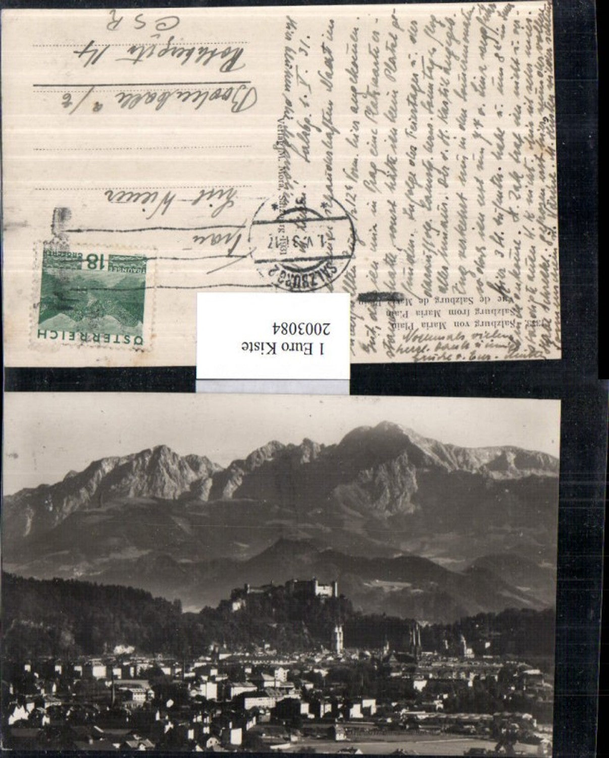 2003084,Salzburg Totale v. Maria Plain m. Festung