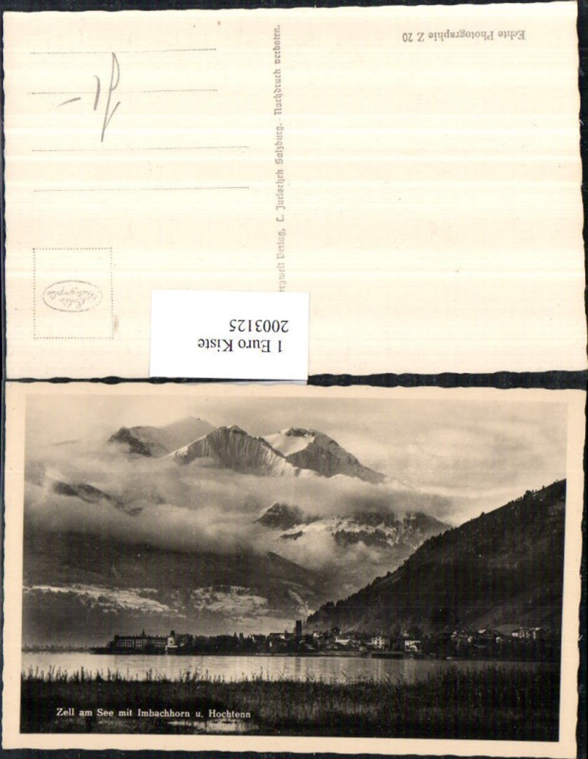 2003125,Zell a. See m. Imbachhorn u. Hochtenn Partie