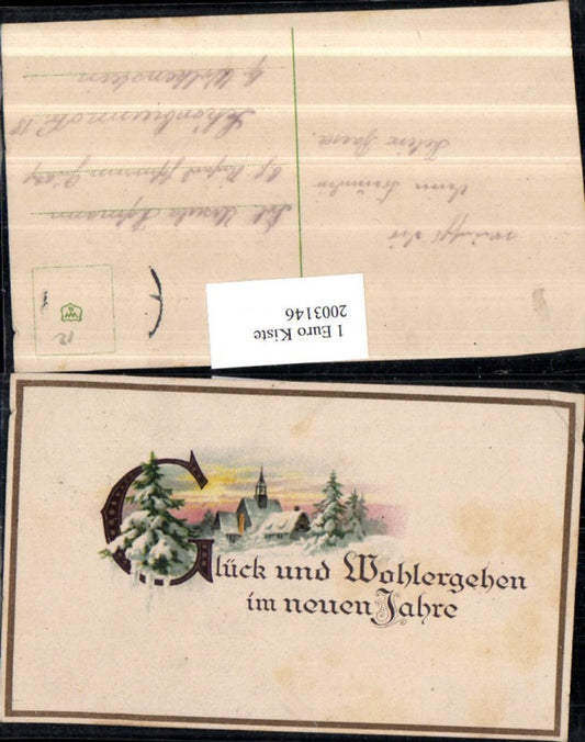 2003146,Neujahr Winterlandschaft Kirche