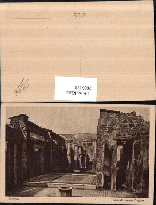 2003178,Pompei Casa del Poeta Tragico Haus d. Tragödiendichters