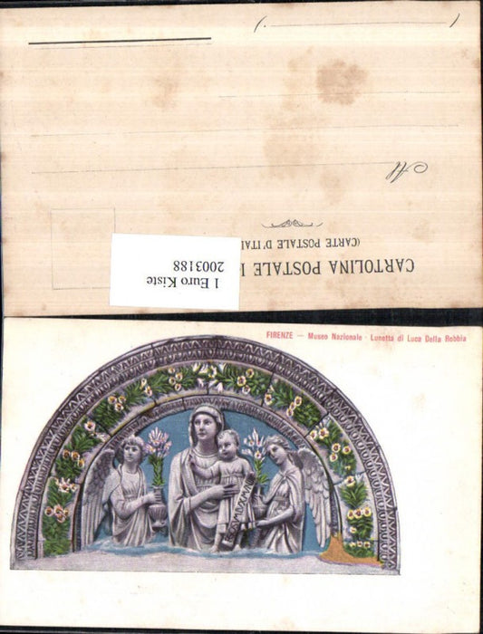 2003188,Firenze Florenz Museo Nazionale Lunetta di Luca Della Robbia Relief
