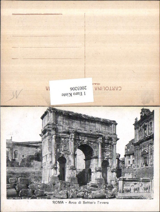 2003206,Roma Rom Arco di Settimo Severo Bogen
