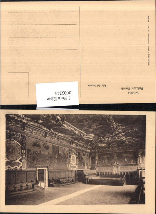 2003244,Venezia Venedig Palazzo Ducalo Sala del Senato Saal Innenansicht