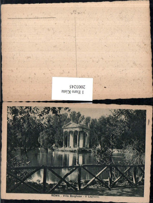 2003245,Roma Rom Villa Borghese Il Laghetto Partie
