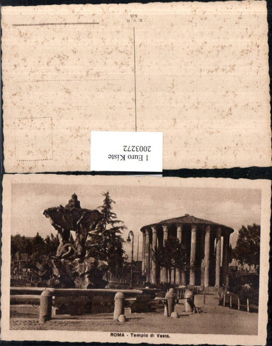 2003272,Roma Rom Tempio di Vesta Tempel Brunnen