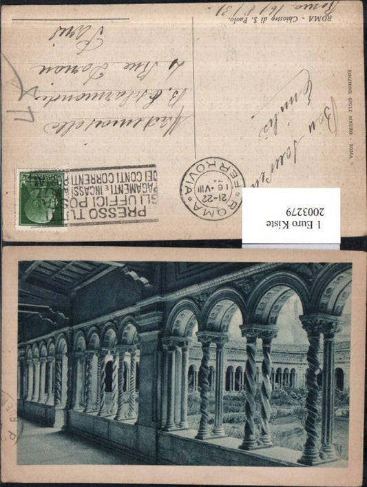 2003279,Roma Rom Chiostro di San Paolo Arkaden