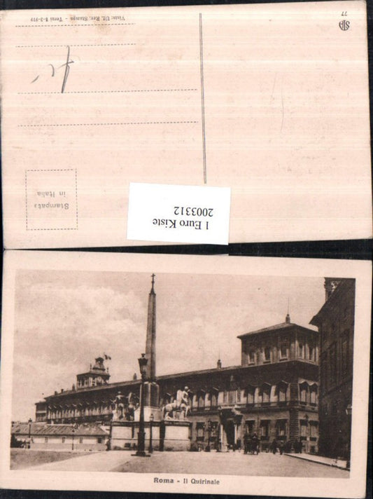 2003312,Roma Rom Il Quirinale Säule Gebäude Straßenansicht