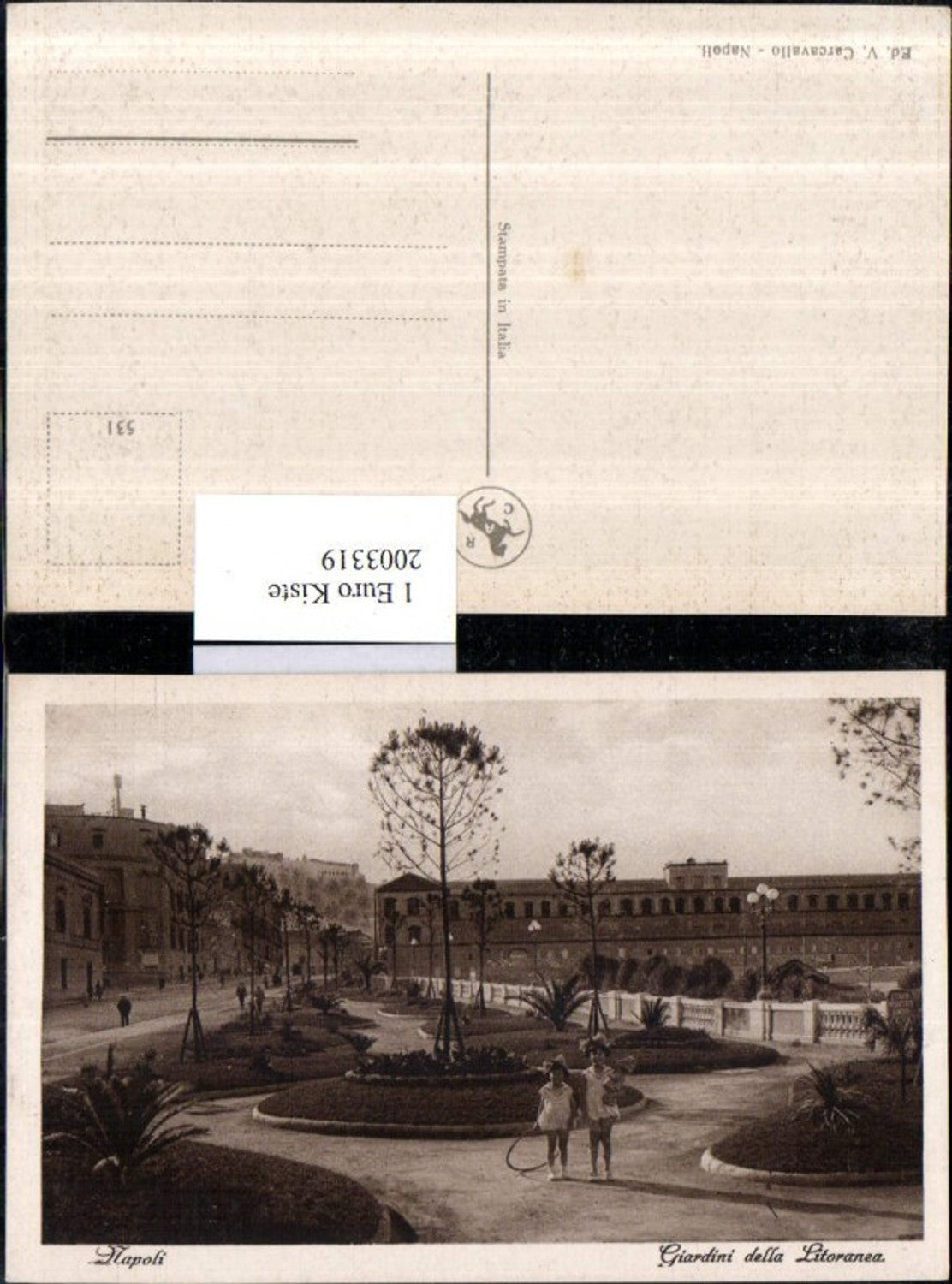 2003319,Napoli Neapel Giardini della Litoranea Partie