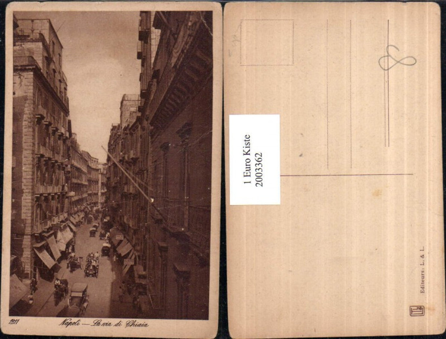 2003362,Napoli Neapel La via di Chiaia Straßenansicht Geschäfte