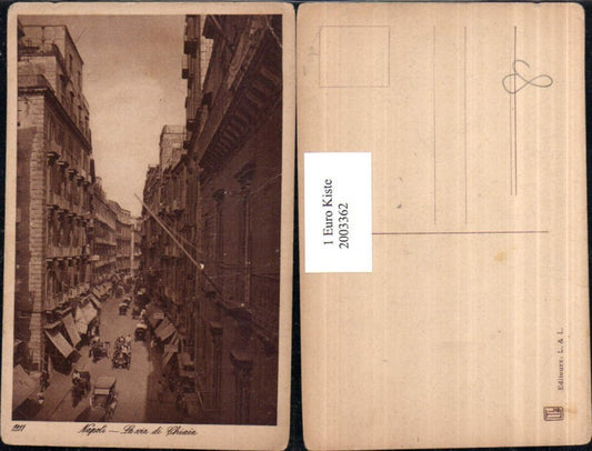 2003362,Napoli Neapel La via di Chiaia Straßenansicht Geschäfte