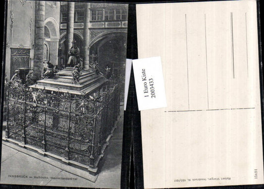 2003433,Innsbruck Hofkirche Maximiliandenkmal Grab