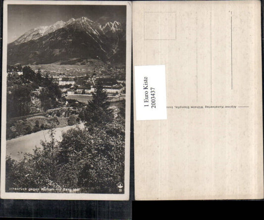 2003437,Innsbruck Teilansicht geg. Norden m. Berg Isel