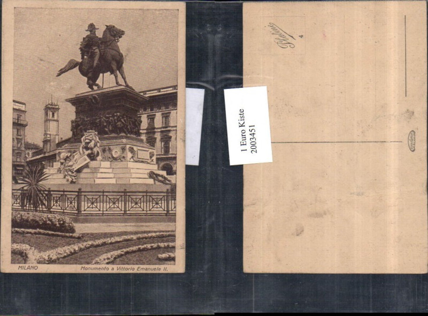 2003451,Milano Monumento a Vittorio Emanuele 2 Denkmal