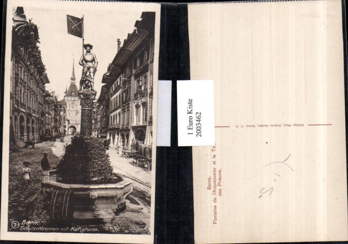 2003462,Bern Schützenbrunnen Brunnen m. Käfigturm