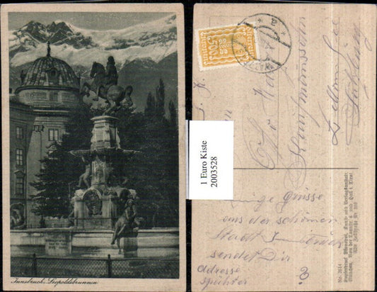 2003528,Innsbruck Leopoldsbrunnen Brunnen