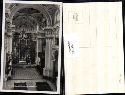 2003534,St. Florian Stiftskirche Kirche Hochaltar Innenansicht