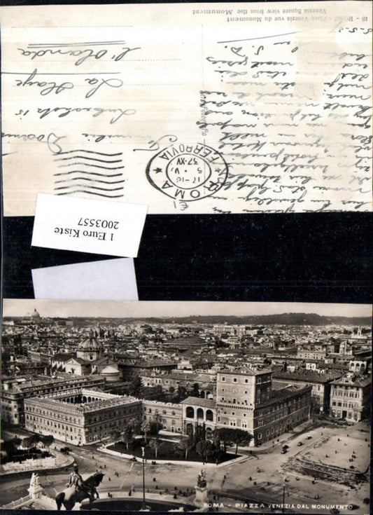 2003557,Roma Rom Piazza Venezia dal Monumento Platz m. Denkmal