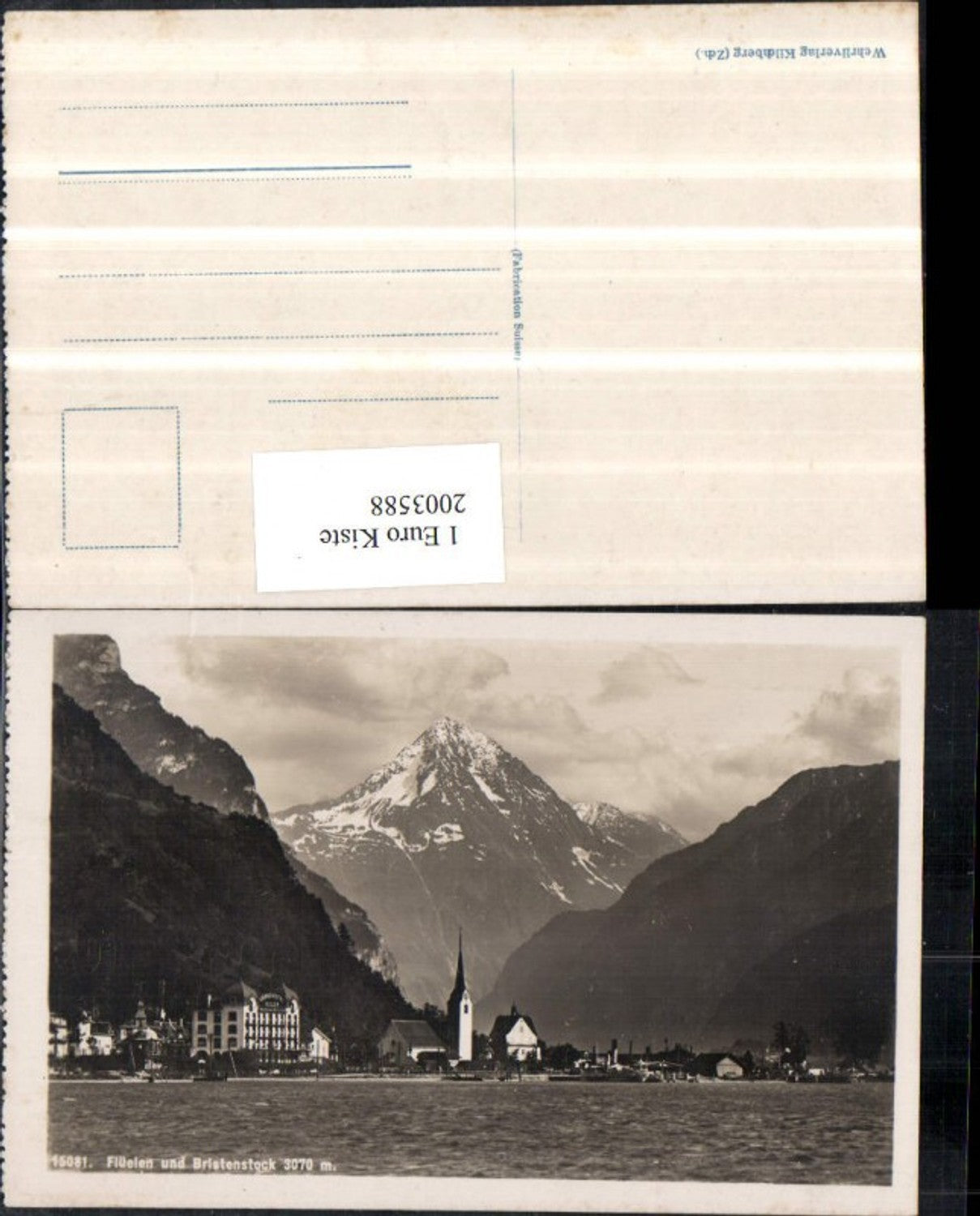 2003588,Flüelen Teilansicht u. Bristenstock Kt Uri