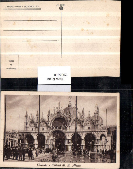 2003610,Venezia Venedig Chiesa di S. Marco Markuskirche Kirche