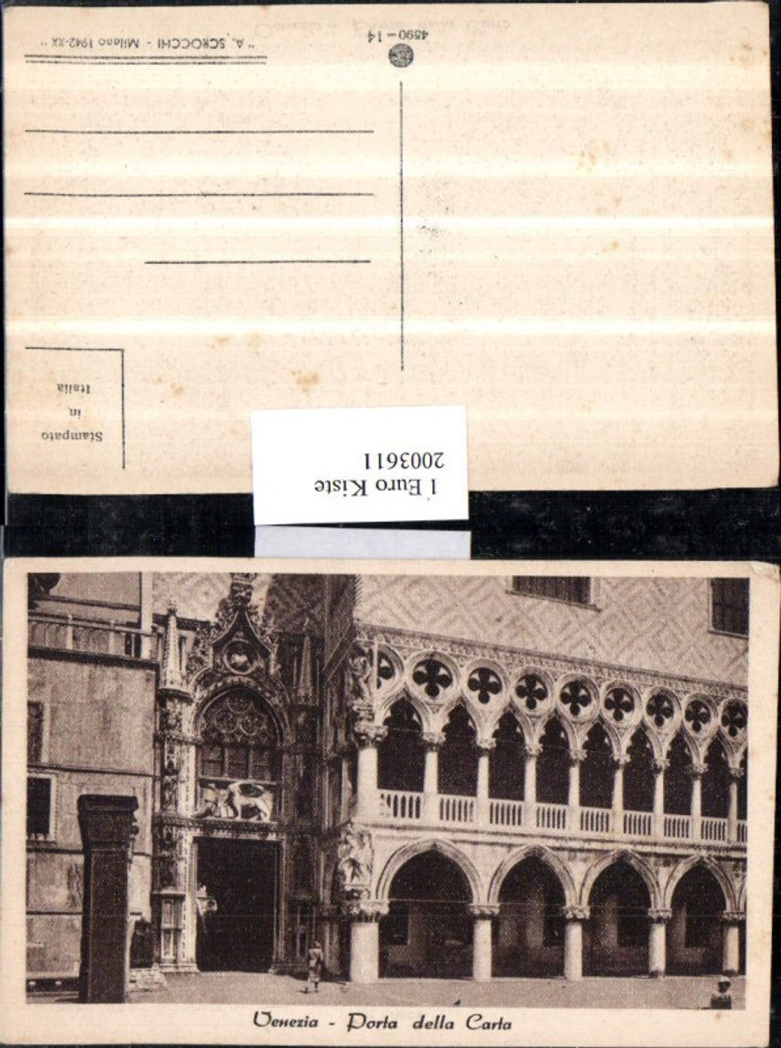 2003611,Venezia Venedig Porta della Carta Portal Arkaden