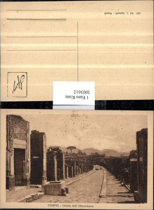 2003612,Pompei Strada dell Abbondanza Straßenansicht