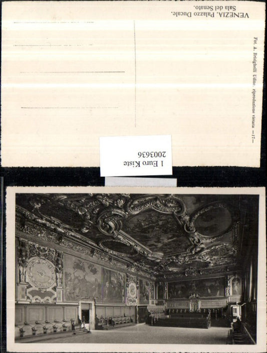 2003636,Venezia Venedig Palazzo Ducale Sala del Senato Innenansicht