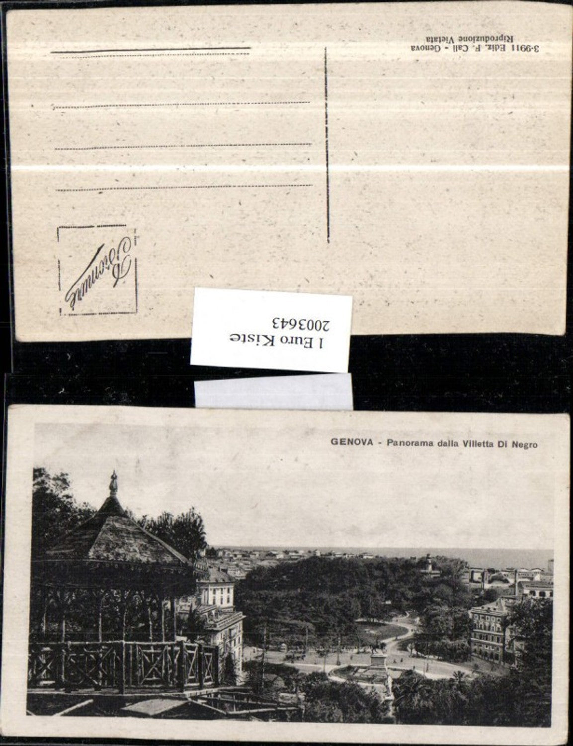 2003643,Genova Genau Panorama della Villetta Di Negro