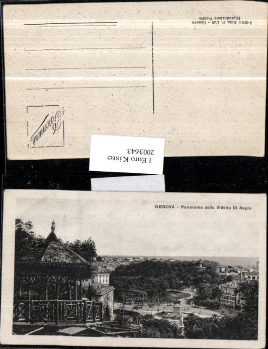 2003643,Genova Genau Panorama della Villetta Di Negro
