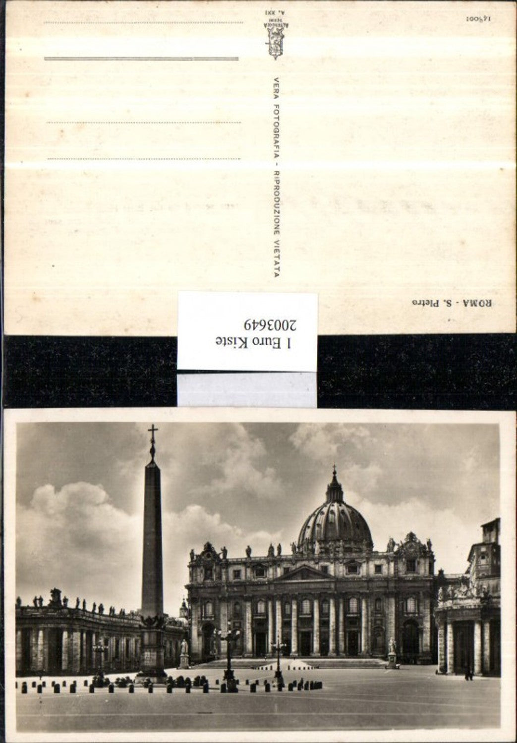 2003649,Roma Rom S. Pietro Petersplatz Säule Obelisk Kirche