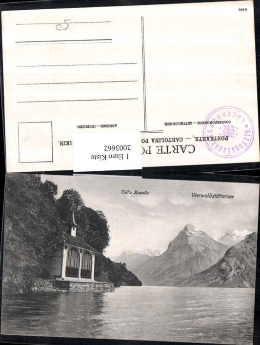 2003662,Vierwaldstättersee See Tells Kapelle b. Sisikon Partie