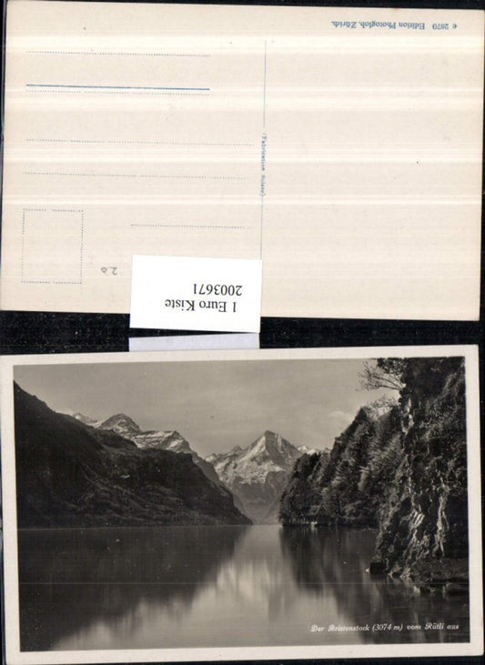 2003671,Der Bristenstock v. Rüti aus Bergkulisse Kt Uri
