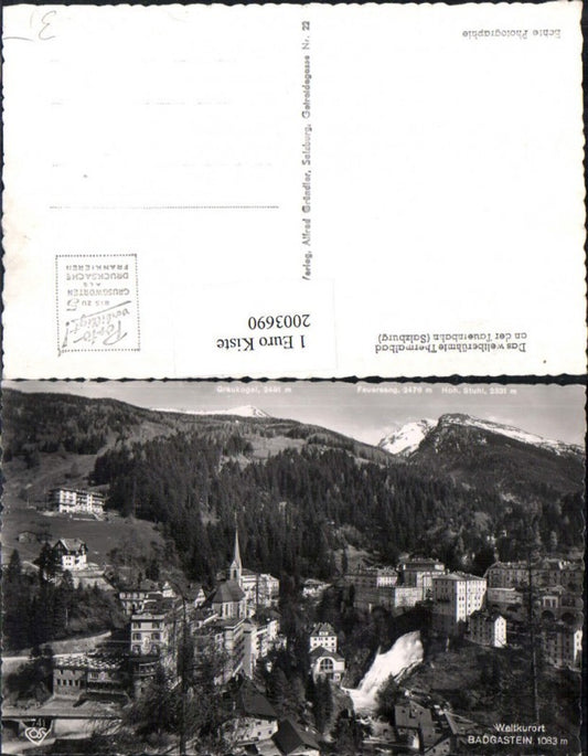 2003690,Bad Gastein Totale m. Wasserfall