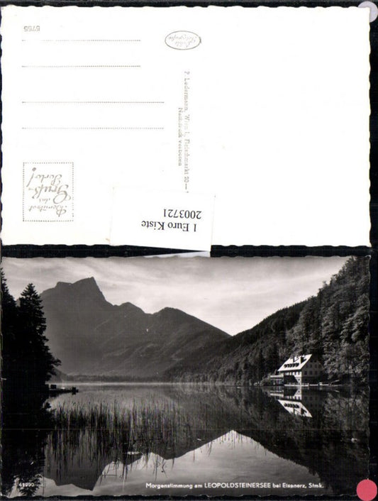 2003721,Morgenstimmung am Leopoldsteinersee See b. Eisenerz Partie