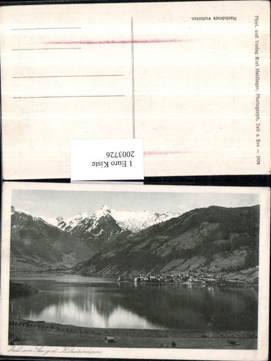2003726,Zell a. See Totale geg. d. Kitzsteinhorn Partie