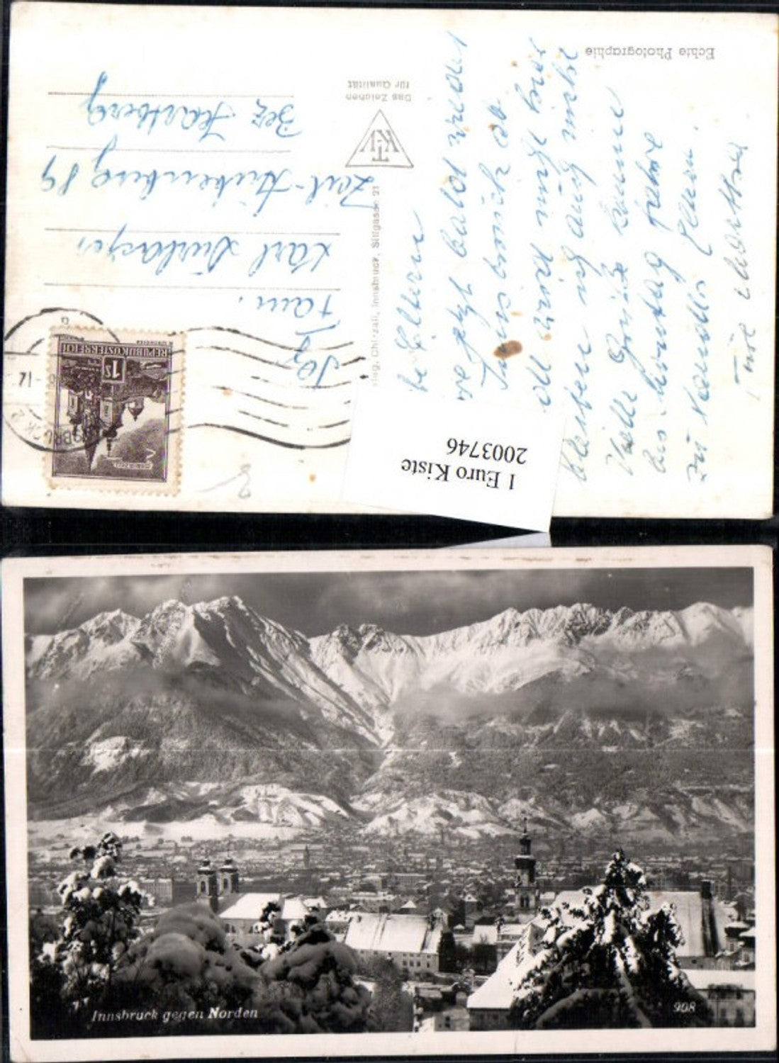 2003746,Innsbruck Totale geg. Norden Winterbild