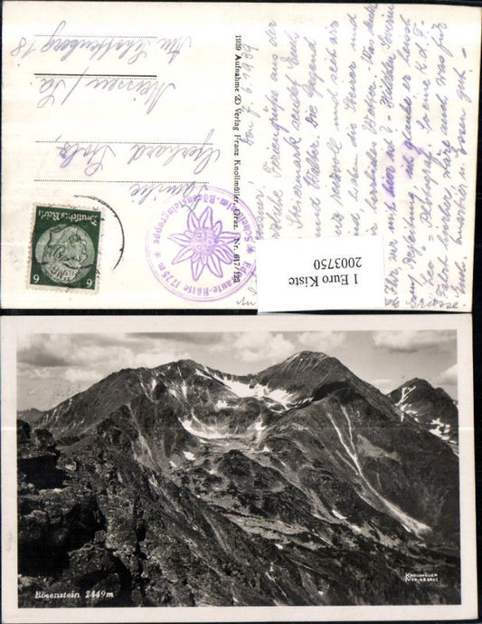 2003750,Bösenstein b. Pölsenbach i. d. Steiermark Bergkulisse