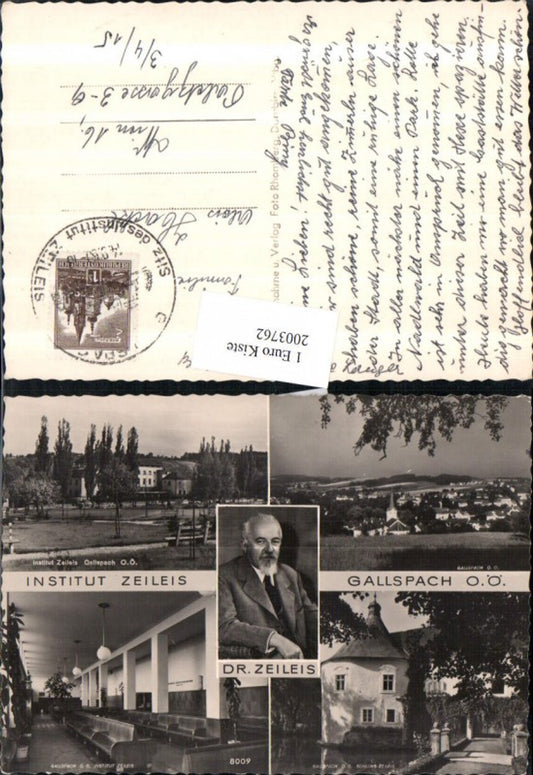 2003762,Gallspach Totale Institut Zeileis Schloss Portrait Dr. Zeileis Mehrbildkarte