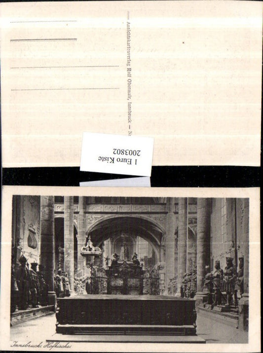 2003802,Innsbruck Hofkirche Kirche Innenansicht