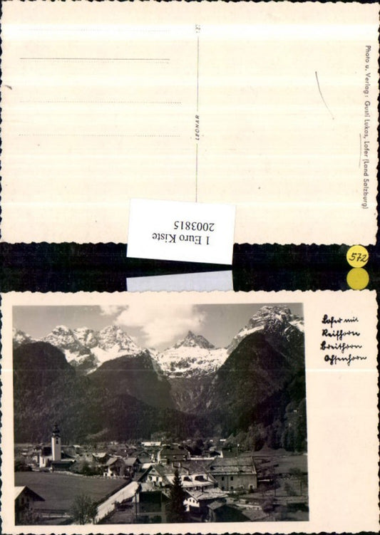 2003815,Lofer Totale m. Breithorn Ochsenhorn Bergkulisse