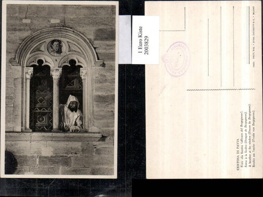 2003829,Certosa di Pavia Bruder am Fenster