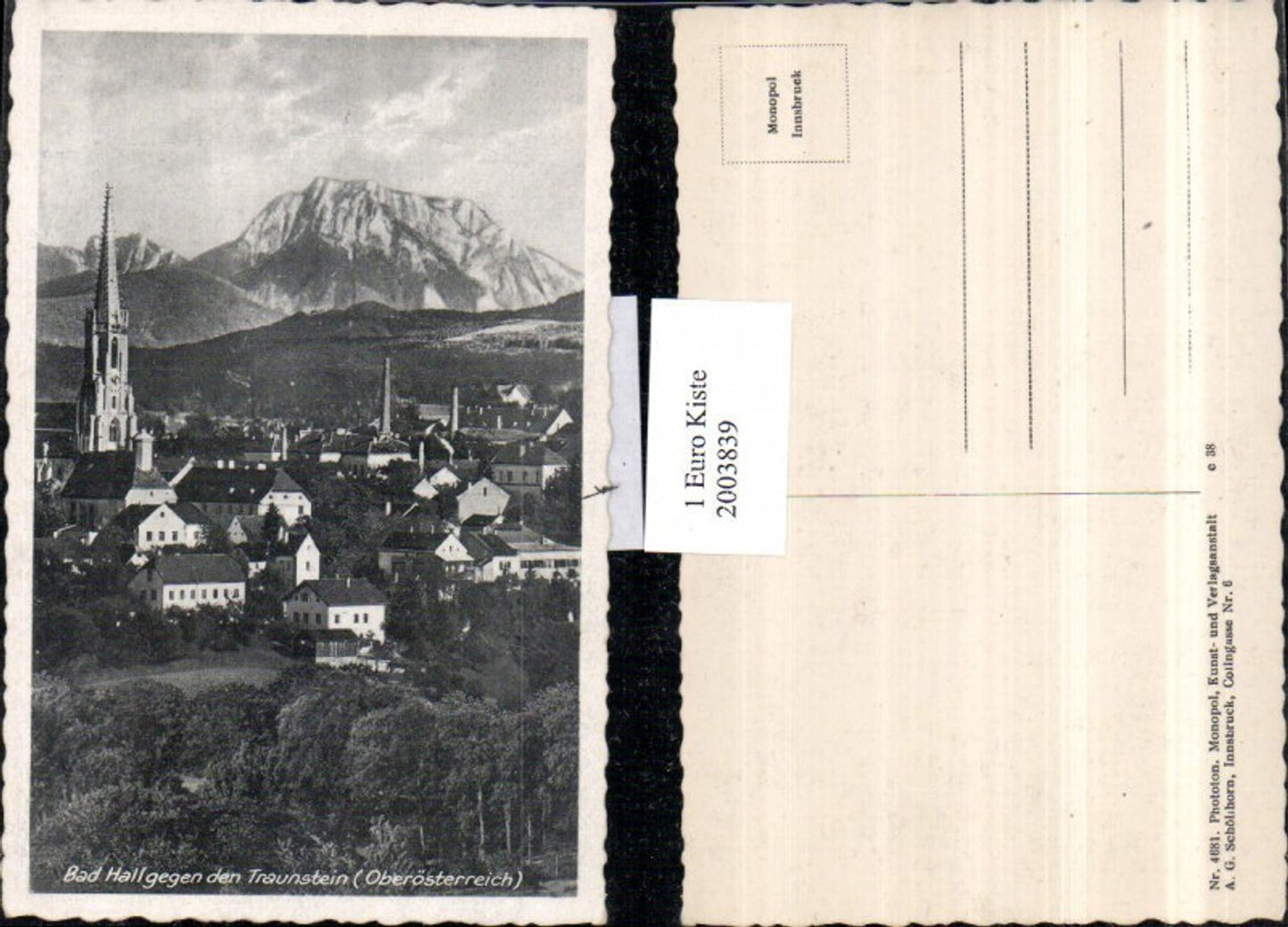 2003839,Bad Hall Teilansicht geg. d. Traunstein