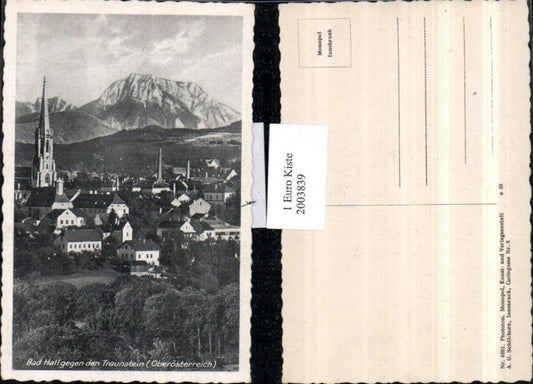 2003839,Bad Hall Teilansicht geg. d. Traunstein