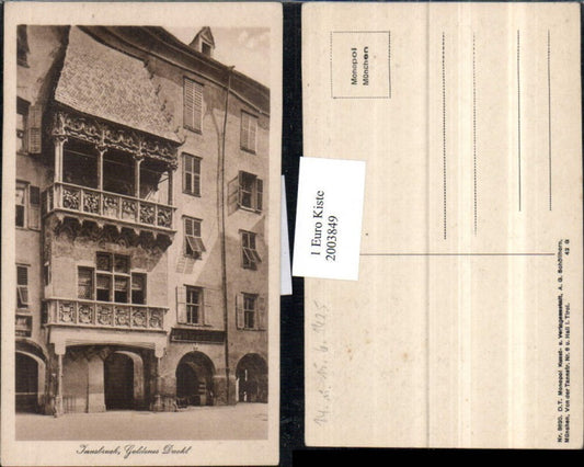 2003849,Innsbruck Goldenes Dachl Detailansicht