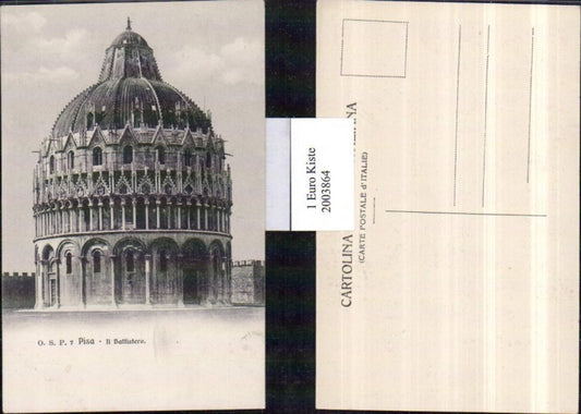 2003864,Pisa Il Battistero Baptisterium