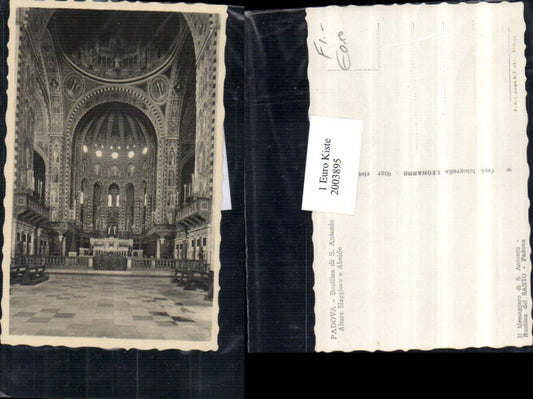 2003895,Padova Basilica di S. Antonio Altare Maggiore e Abside Kirche Innenansicht