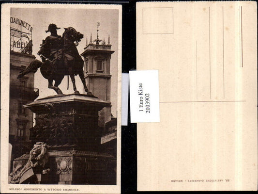 2003902,Milano Monument a Vittorio Emanuele 2